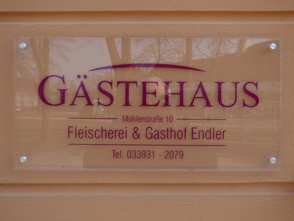 Gasthof & Fleischerei Endler Rheinsberg Szoba fotó